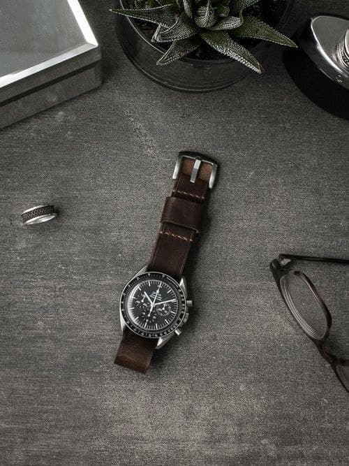 بند ساعت چرم طبیعی مدل Watch Strap 29 | سیلوا چرم — تصویر ۳