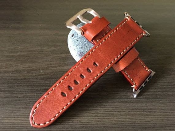 بند ساعت چرم طبیعی مدل Watch Strap 27 | سیلوا چرم — تصویر ۲