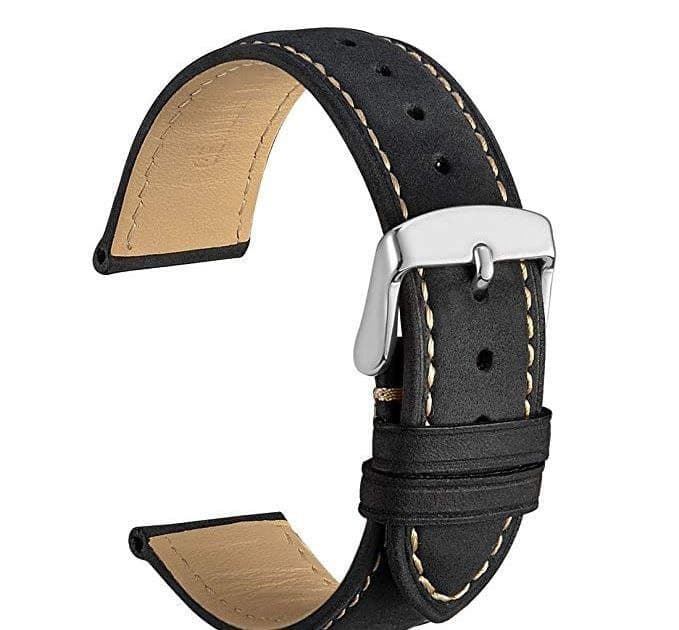 بند ساعت چرم طبیعی مدل Watch Strap 24 | سیلوا چرم — تصویر ۲