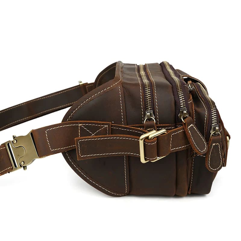 کیف کمری چرم طبیعی مدل Waist Bag 29 | سیلوا چرم — تصویر ۵