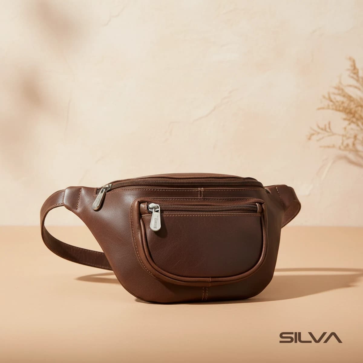 کیف کمری چرم طبیعی مدل Waist Bag 24 | سیلوا چرم