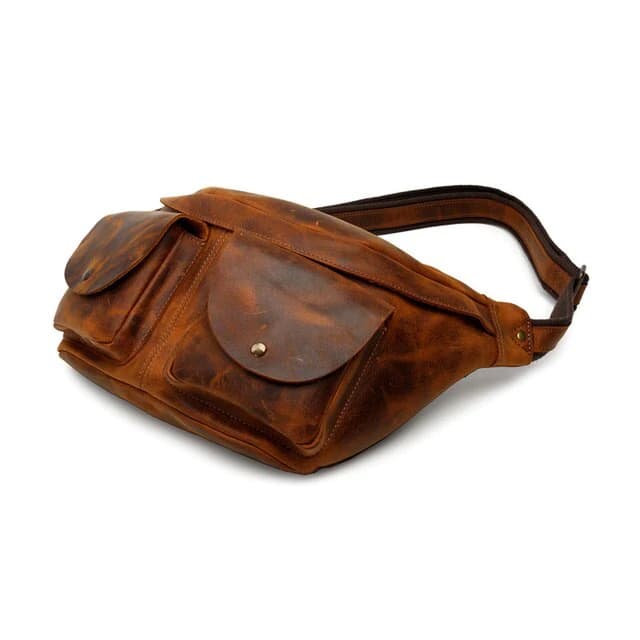 کیف کمری چرم طبیعی مدل Waist Bag 23 | سیلوا چرم — تصویر ۲