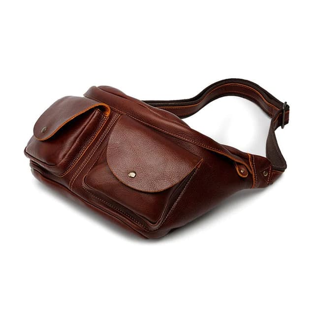 کیف کمری چرم طبیعی مدل Waist Bag 23 | سیلوا چرم — تصویر ۴