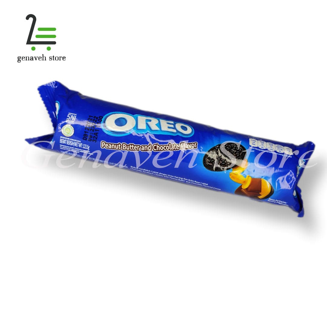 بیسکویت کرمدار OREO شکلاتی بادام زمینی