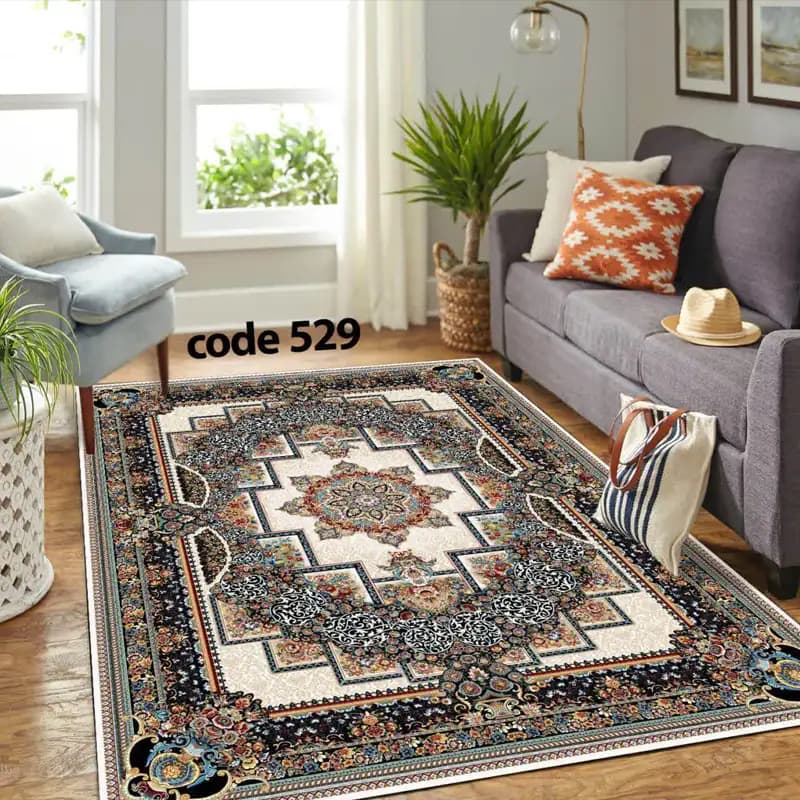 روفرشی کشدار طرح فرش کد FAM-529