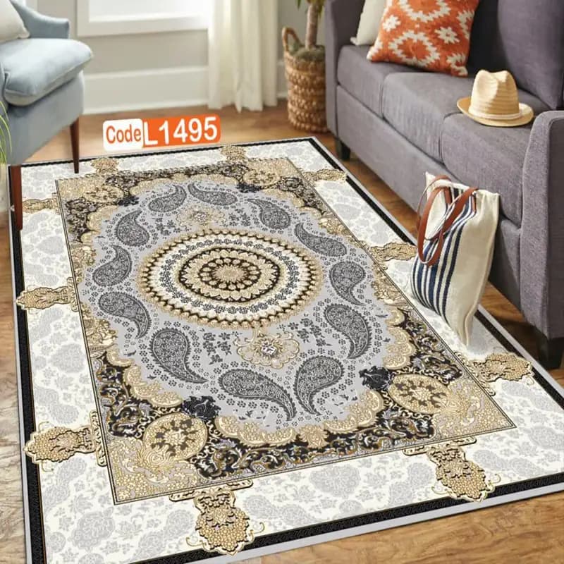 روفرشی مخملی کشدار کد FAM-L 1495