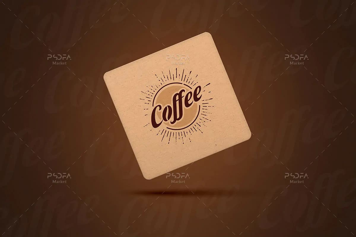 موکاپ کارت ویزیت مربعی یک رو — تصویر ۶