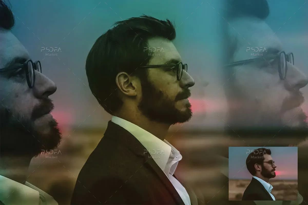 افکت عکس منشور برای فتوشاپ — تصویر ۵