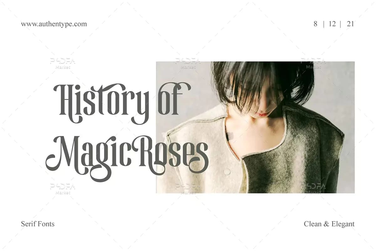 فونت شیک و ظریف Magic Roses — تصویر ۴