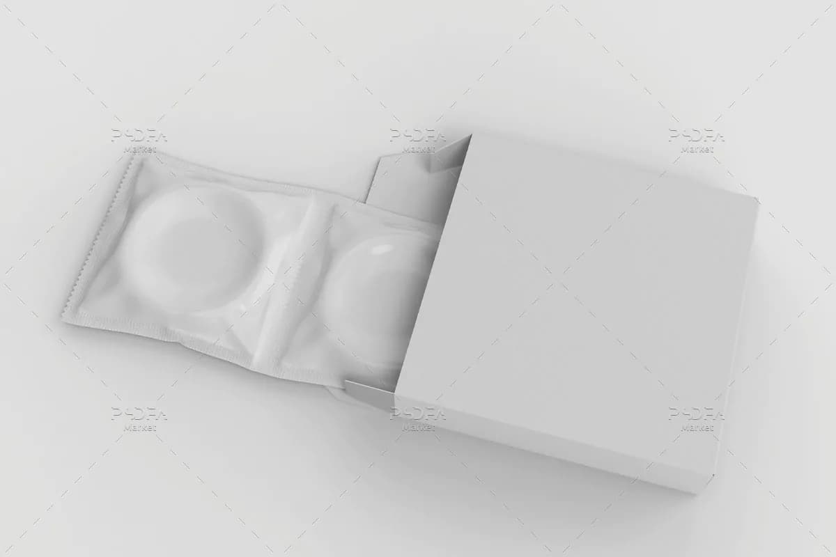 موکاپ بسته بندی کاندوم – 2 فایل — تصویر ۲