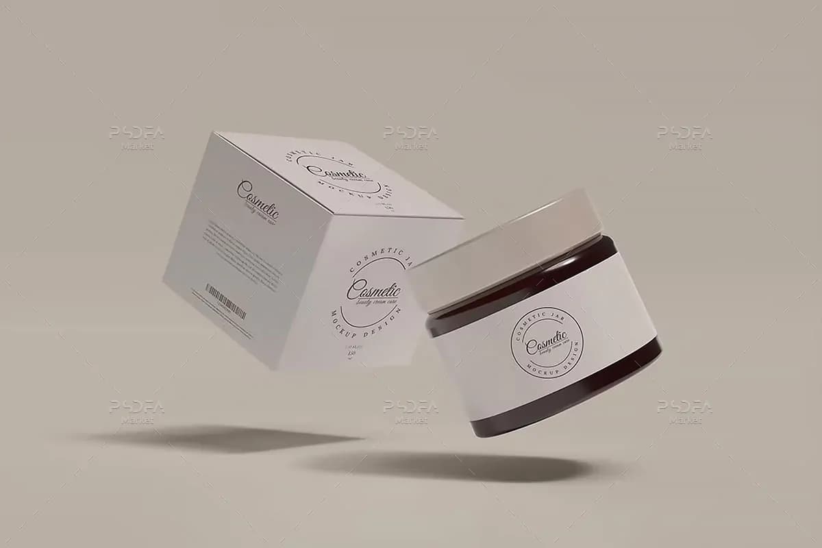 موکاپ جعبه بسته بندی آرایشی و بهداشتی — تصویر ۳