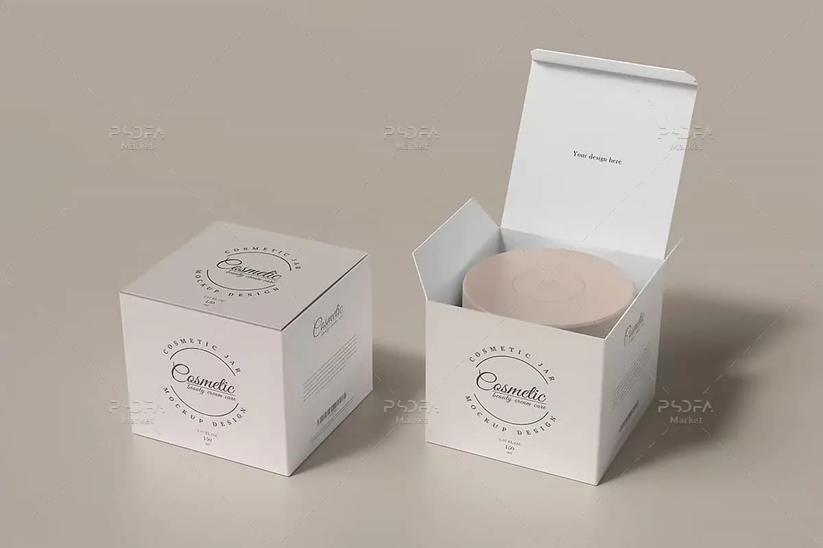 موکاپ جعبه بسته بندی آرایشی و بهداشتی — تصویر ۲