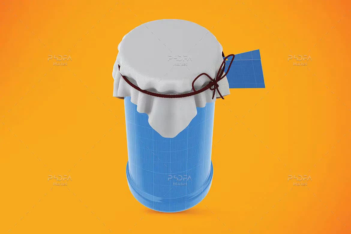 موکاپ شیشه مربا — تصویر ۵