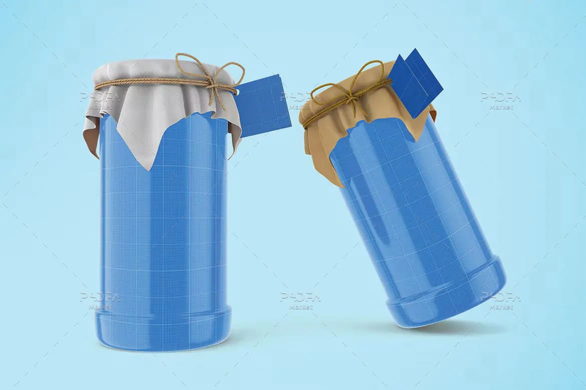 موکاپ شیشه مربا — تصویر ۲