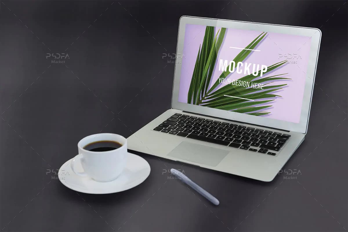 موکاپ لپ تاپ و دسکتاپ — تصویر ۲