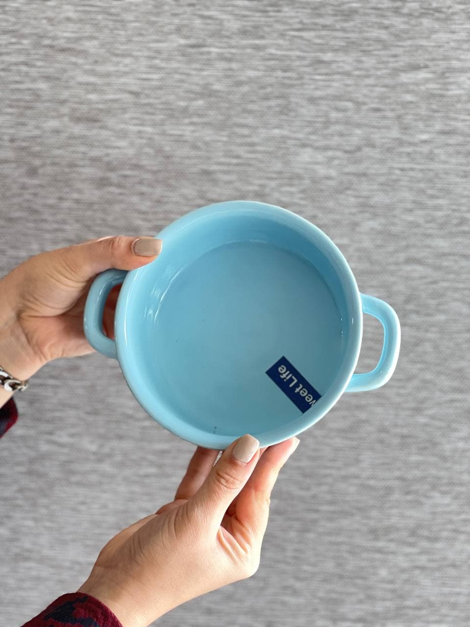 تابه سرامیکی گرد رنگی بن سای — تصویر ۴