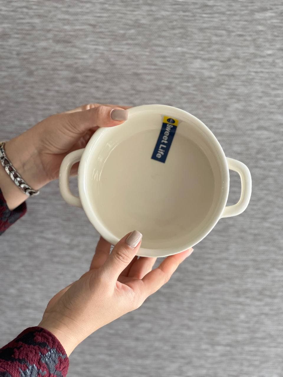 تابه سرامیکی گرد رنگی بن سای — تصویر ۵