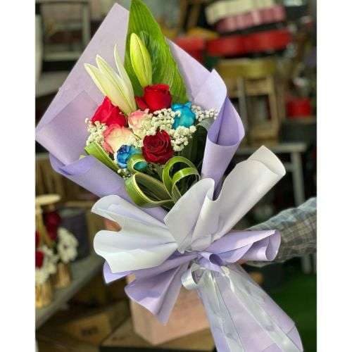 دسته گل برای بانک ملی شعبه عسگری بلورسازی 100a1622