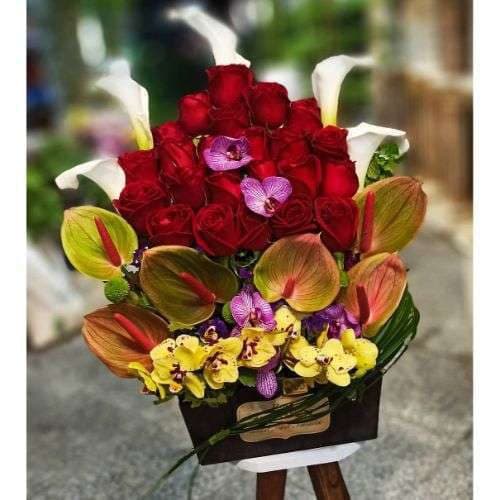 دسته گل برای بانک کشاورزی امامزاده حسن 100a1614