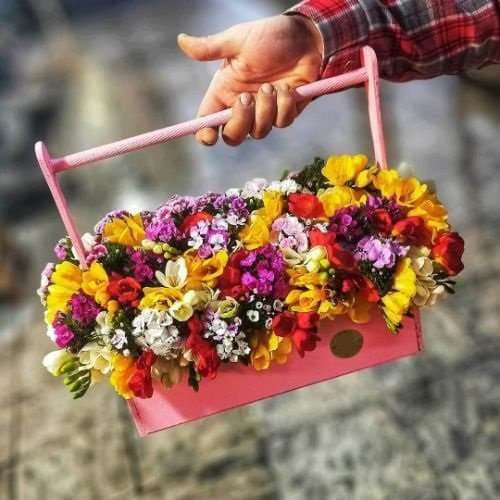 دسته گل برای بانک سرمایه هفت حوض 100a1564