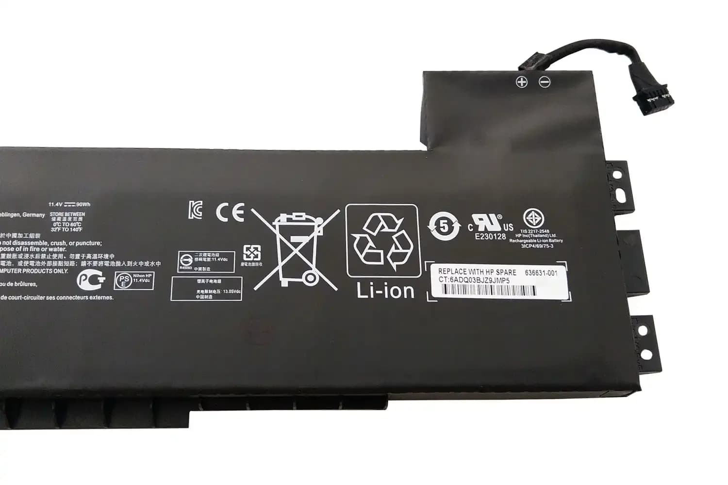 باتری اورجینال لپ تاپ اچ پی Pn: VV09XL) HP ZBook 15 G3 ) — تصویر ۷