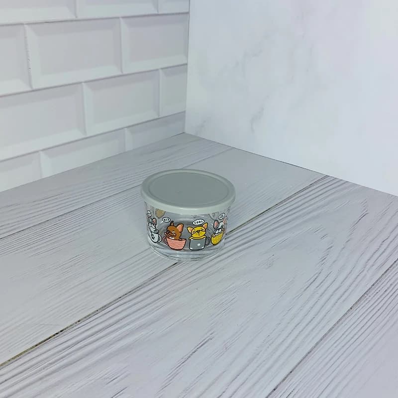 ظرف شیشه‌ای 190 میل چاپدار پک 3 عددی ، لیمون — تصویر ۶