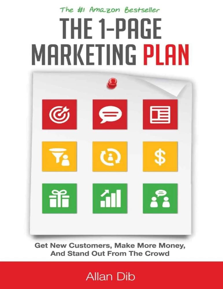 کتاب The 1-Page Marketing Plan (برنامه بازاریابی ۱ صفحه‌ای) نسخه انگلیسی PDF | آلن دیب
