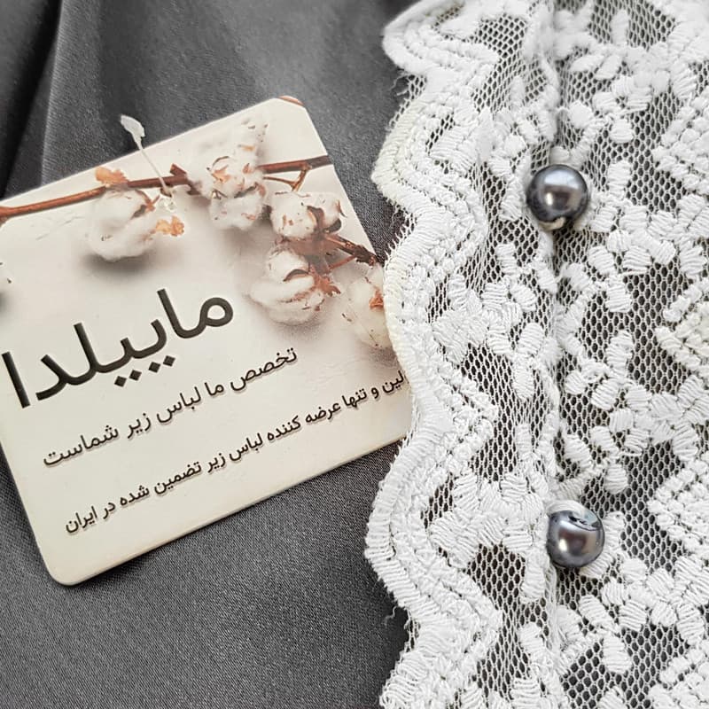 لباس خواب زنانه ماییلدا کد 3685-2034 به همراه چشم بند — تصویر ۷