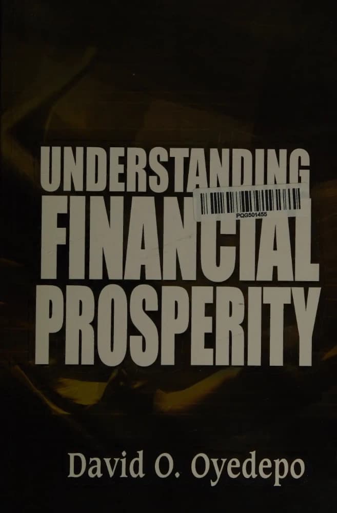 کتاب Financial Prosperity (رفاه مالی) نسخه انگلیسی PDF | دیوید اویدپو