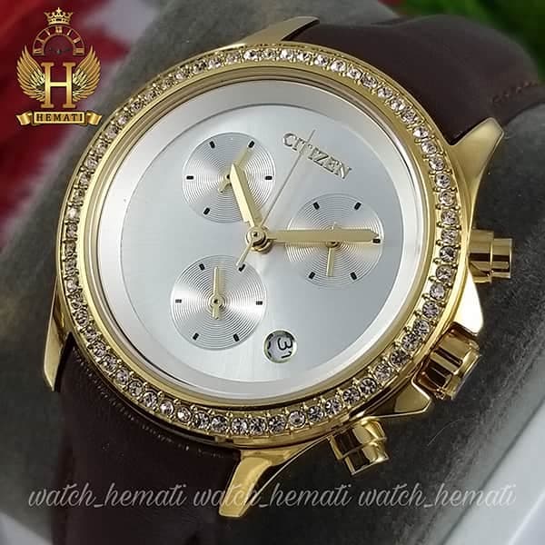 ساعت زنانه سیتیزن سه موتوره بند چرم مدل N-17139L CTL110 — تصویر ۶
