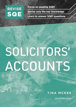 و دانلود نسخه کامل کتاب زبان اصلی Revise SQE Solicitors’ Accounts: SQE1 Revision Guide PDF | دانلود کتاب خارجی