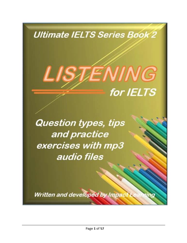 کتاب Ultimate IELTS Listening (آیلتس نهایی: لیسنینگ) نسخه انگلیسی PDF