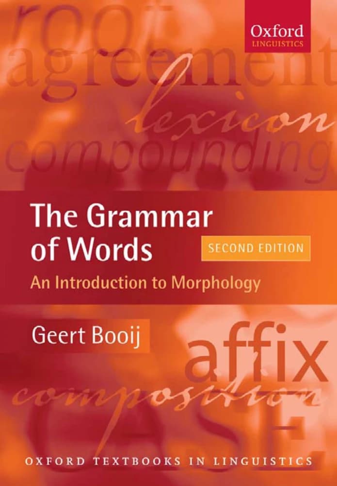 کتاب The Grammar of Words (دستور زبان واژه ها) نسخه انگلیسی PDF | گرت بوئی
