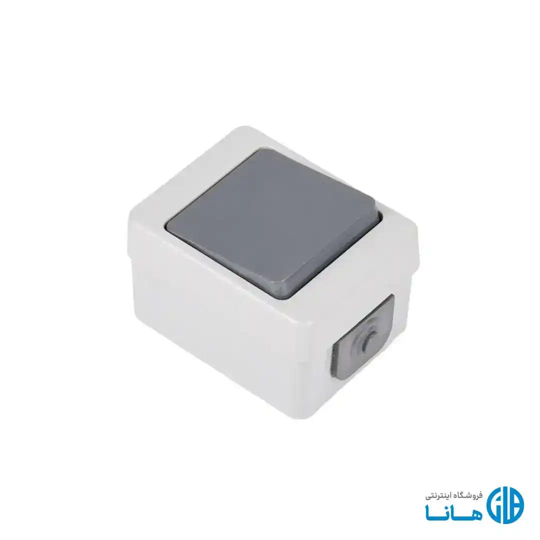 کلید یک پل بارانی روکار مدل برکه پارت الکتریک