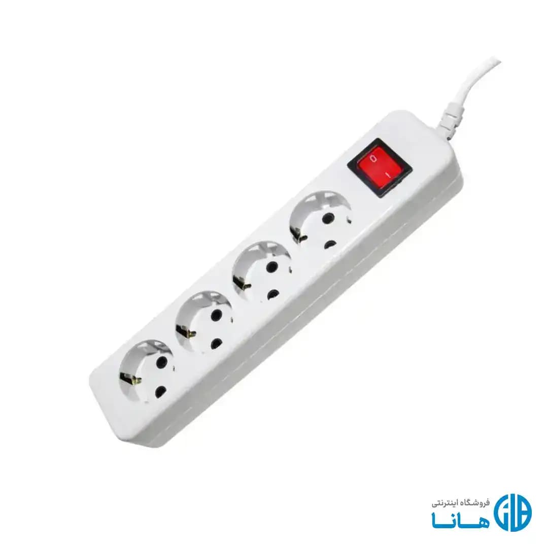 4 خانه ارت دار با کابل مدل نیک پارت الکتریک