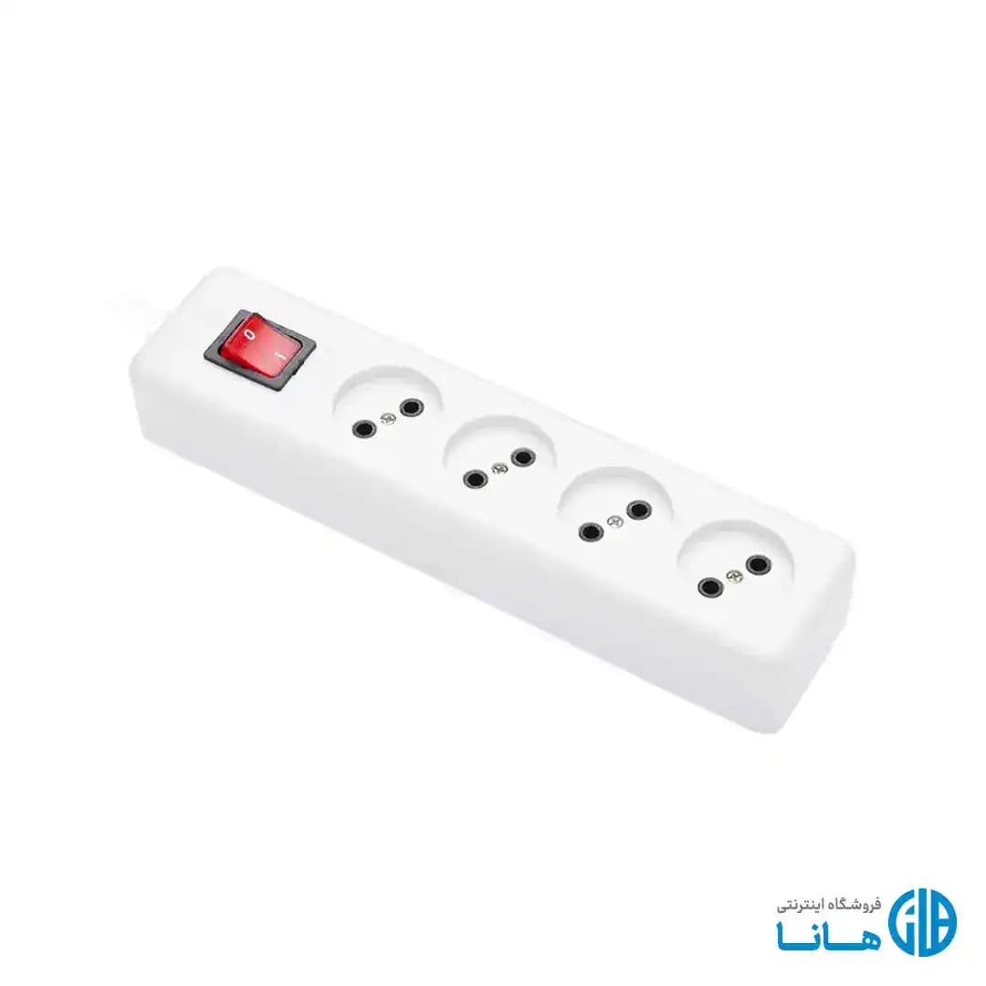 4 خانه بدون ارت با کابل مدل نیک پارت الکتریک