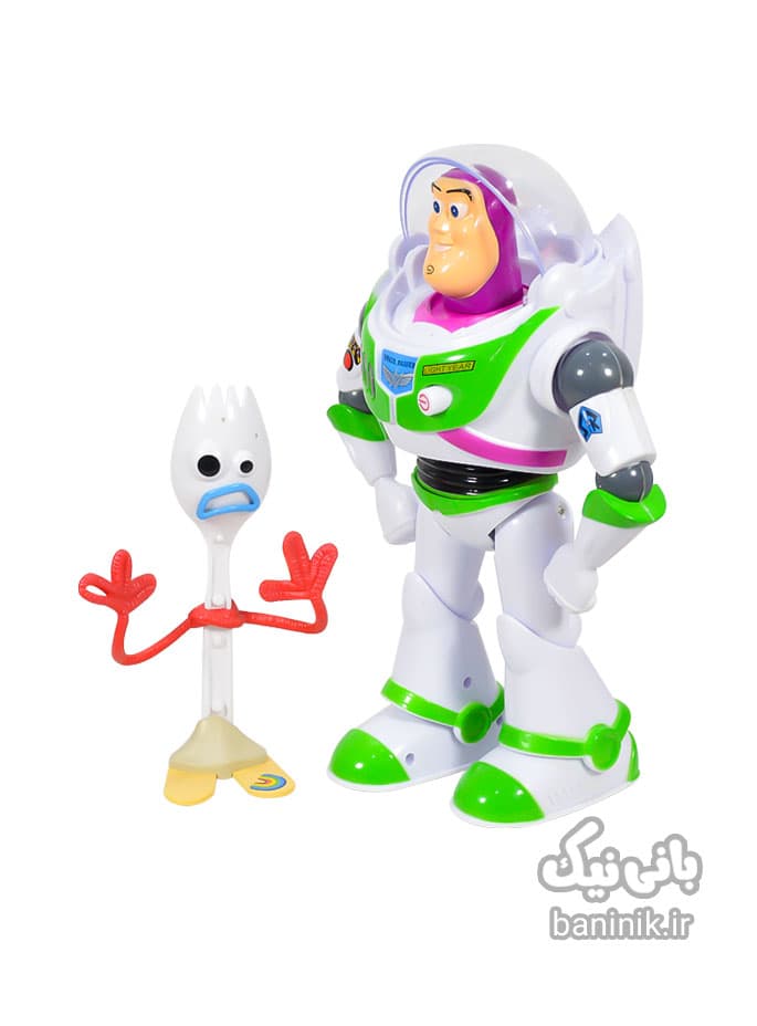 عروسک پسرانه باز لایتر و فورکی | ربات داستان اسباب‌بازی Toy Story 5 — تصویر ۳