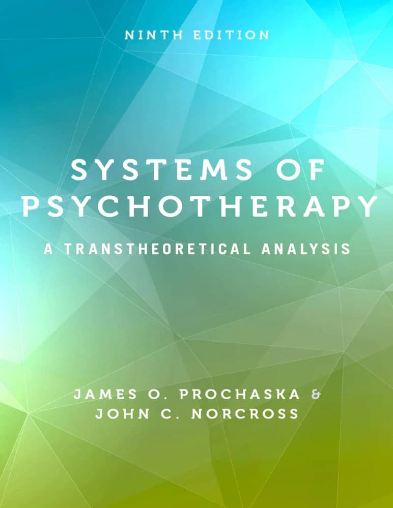 کتاب Systems of Psychotherapy (نظام های روان درمانی) نسخه انگلیسی PDF | جیمز او. پروچاسکا و جان سی. نورکراس