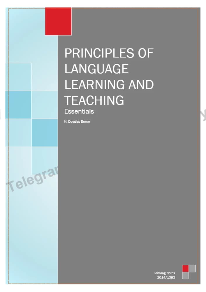 کتاب Principles of Language Learning and Teaching (اصول یادگیری و آموزش زبان) نسخه انگلیسی PDF | اچ. داگلاس براون