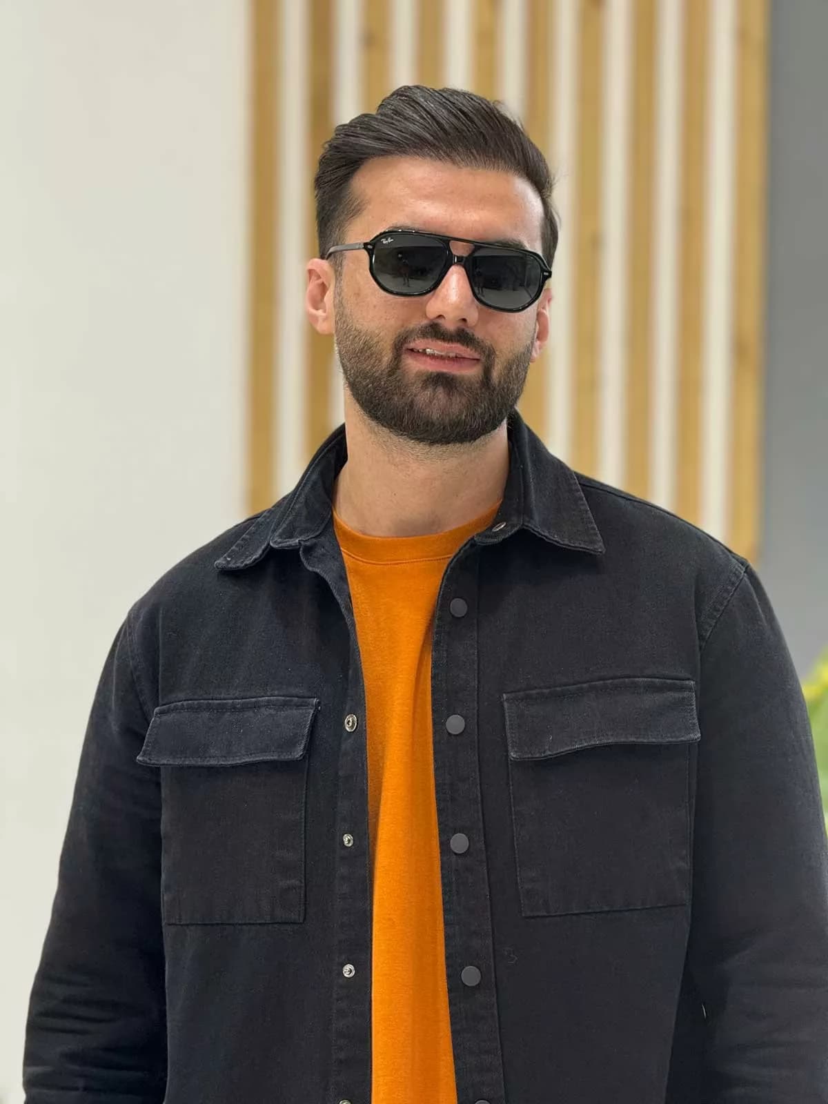 عینک آفتابی مردانه ریبن مدل RayBan RB2205 (SL) — تصویر ۵