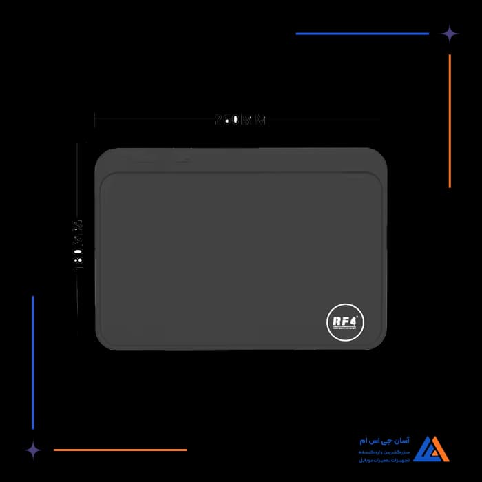 پد سیلیکونی مشکی RF4 RF-PO18