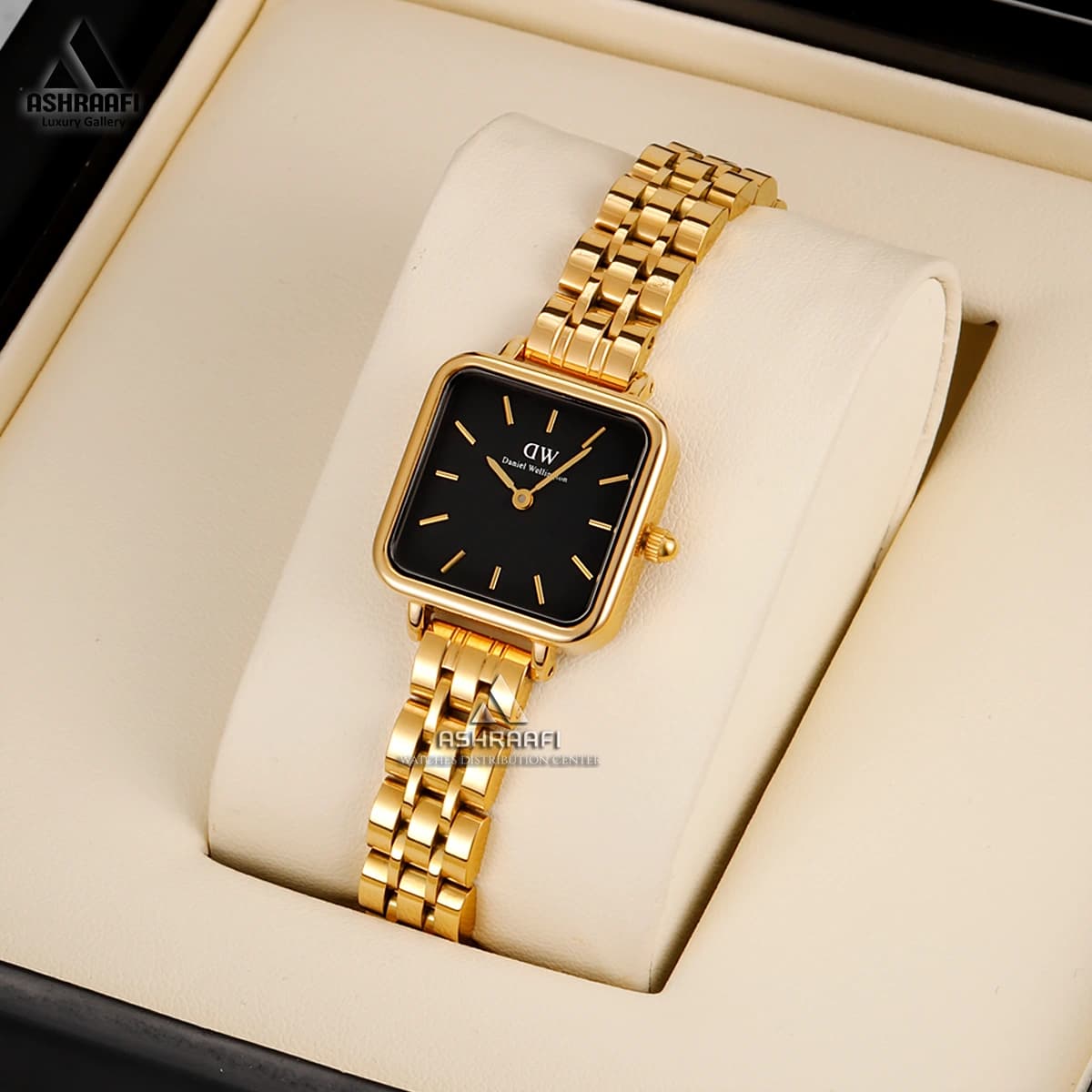 ساعت دنیل ولینگتون طلایی Daniel Wellington Quadro GB — تصویر ۵