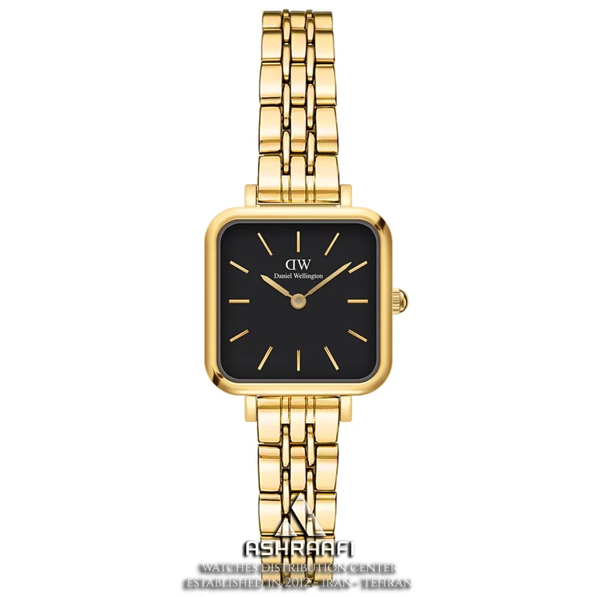 ساعت دنیل ولینگتون طلایی Daniel Wellington Quadro GB