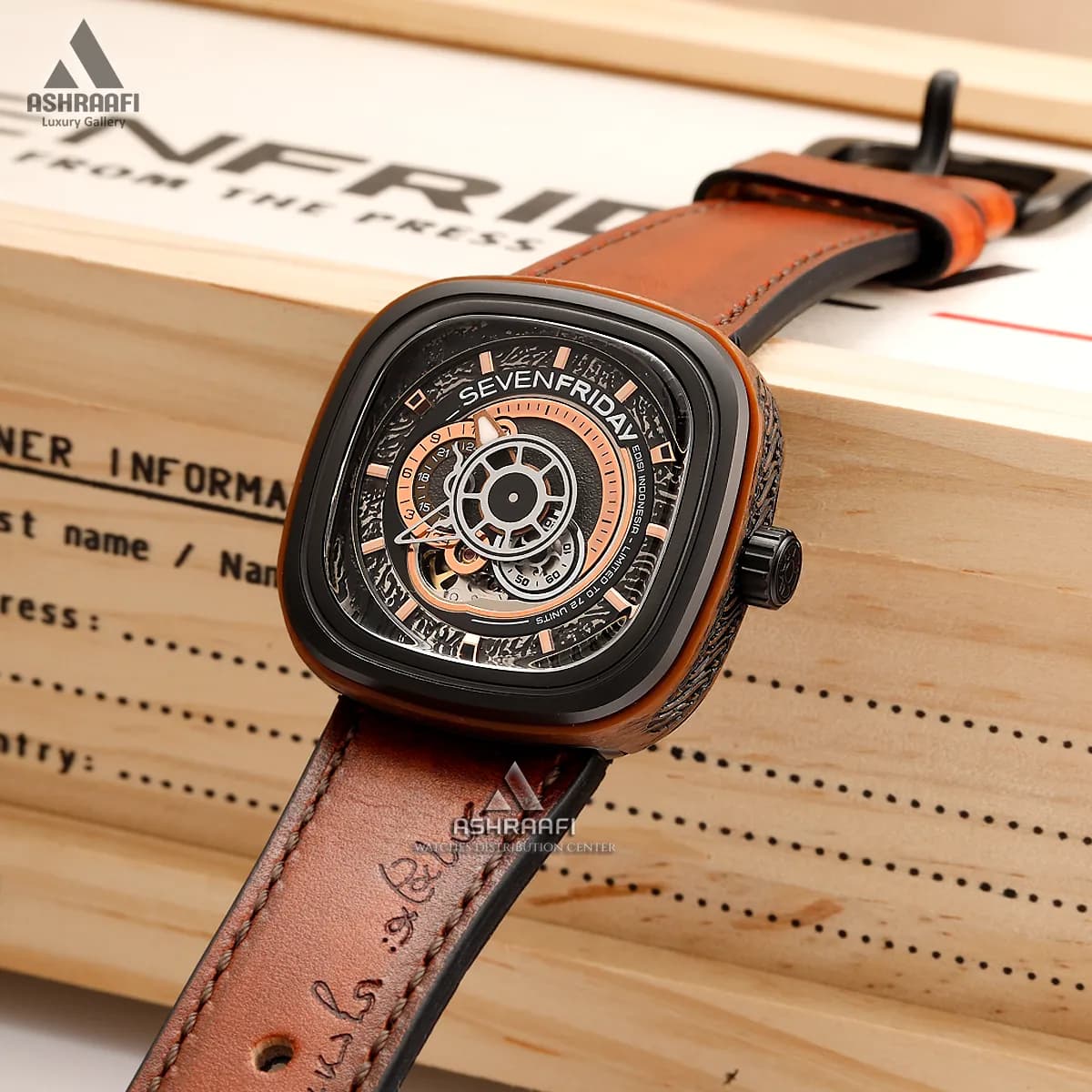 ساعت سون فرایدی حکاکی SevenFriday SF-P2B — تصویر ۳