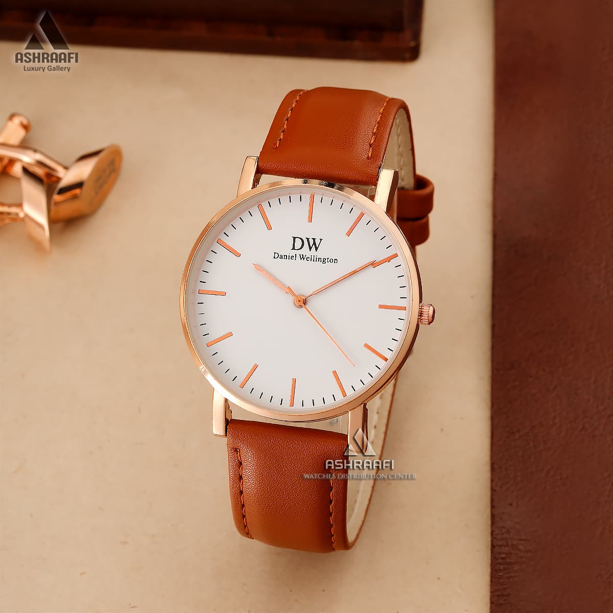 ساعت دنیل ولینگتون بند چرمی Daniel Wellington BK01 — تصویر ۲