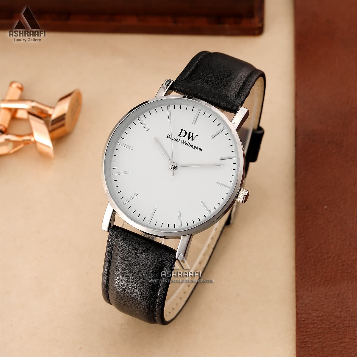 ساعت دنیل ولینگتون بند چرمی Daniel Wellington BK01 — تصویر ۳