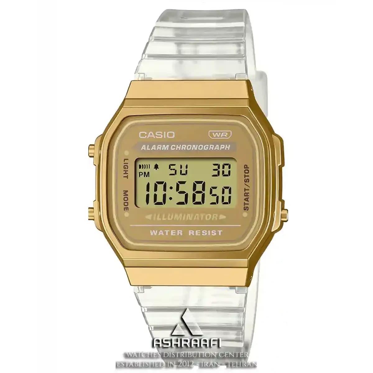 ساعت کاسیو نوستالژیک Casio A168XESG-9A