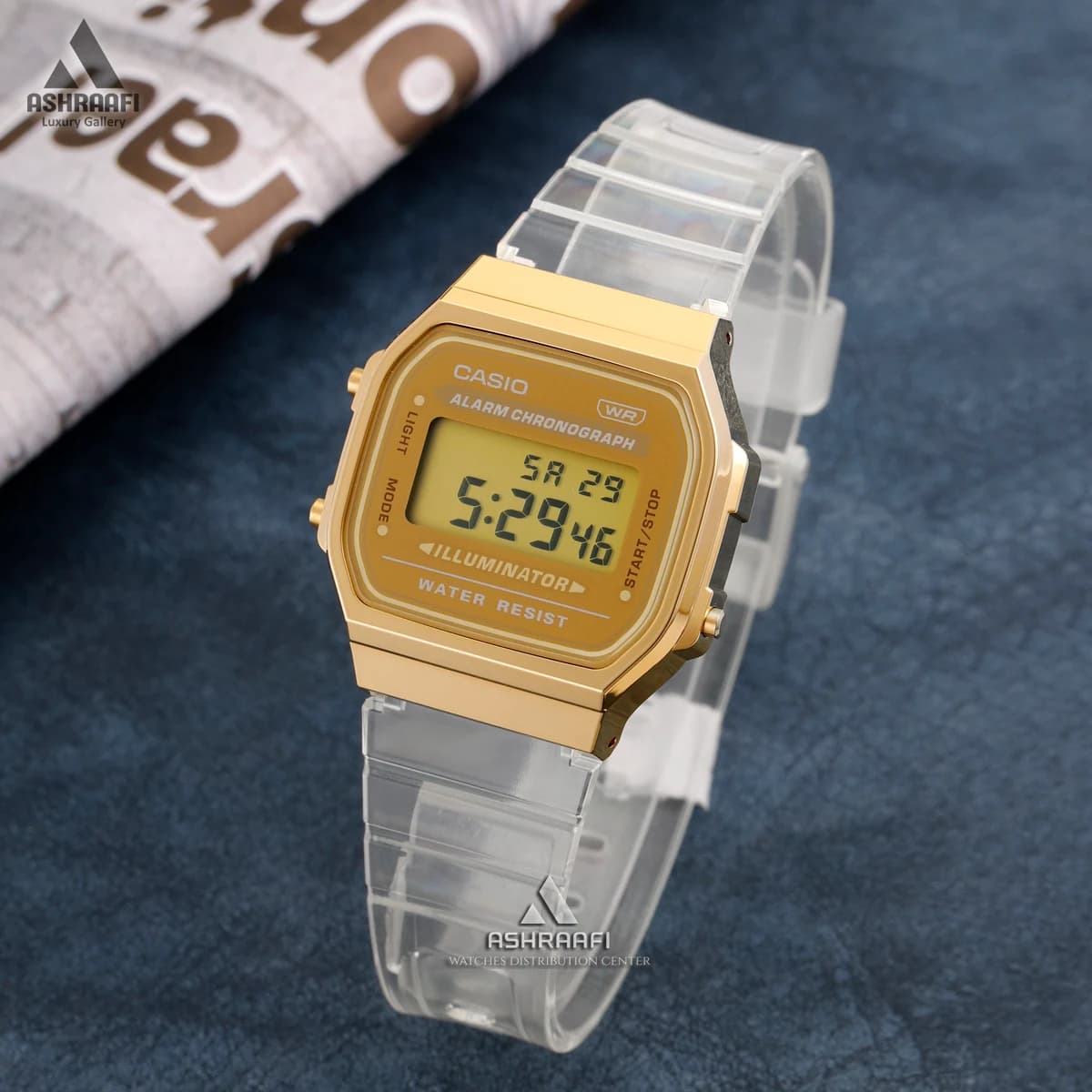 ساعت کاسیو نوستالژیک Casio A168XESG-9A — تصویر ۲