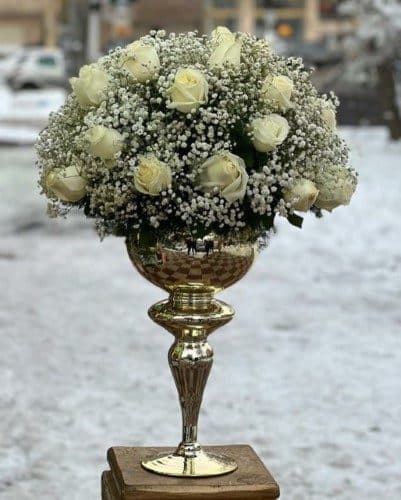 جام گل تبریک برای غرفه نمایشگاهی تهران 5419