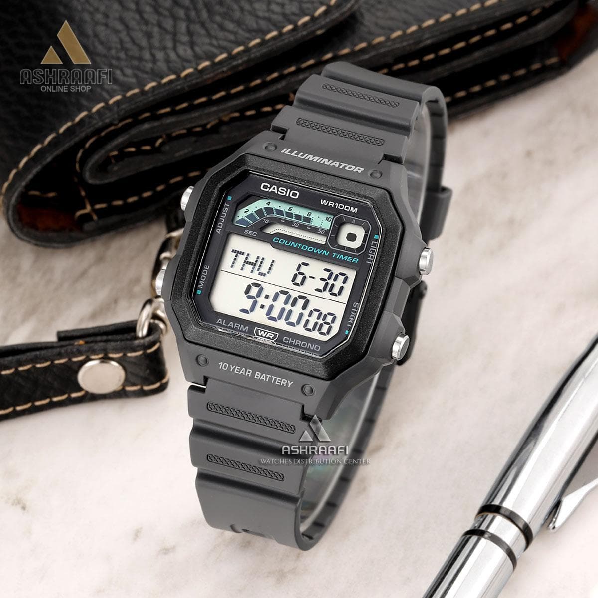 ساعت کاسیو دیجیتالیCasio WS-1600H-8AV — تصویر ۲